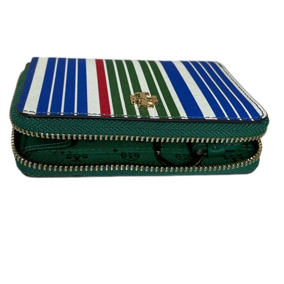 Tory Burch Bags Tory Burch Wallet Coin Leather Green Poshmark